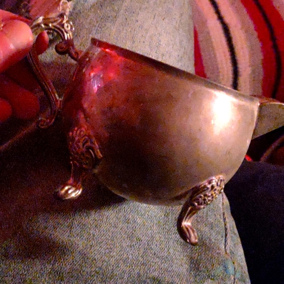 Silver- Plated Victorian Tea Set - Picture 2 of 7